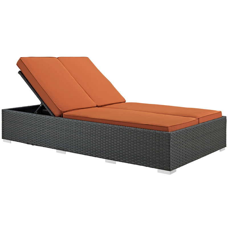 Sojourn Outdoor Patio Sunbrella� Double Chaise