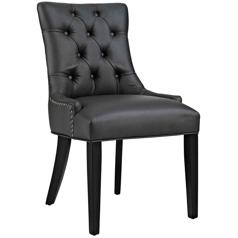 Regent Tufted Faux Leather Dining Chair image
