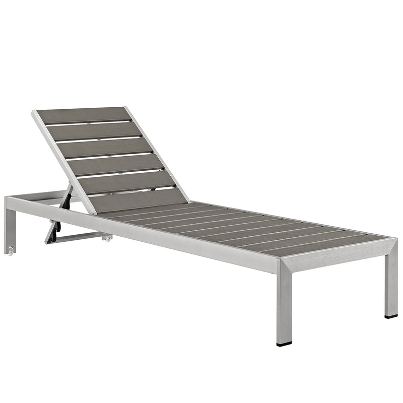 Shore Outdoor Patio Aluminum Chaise image