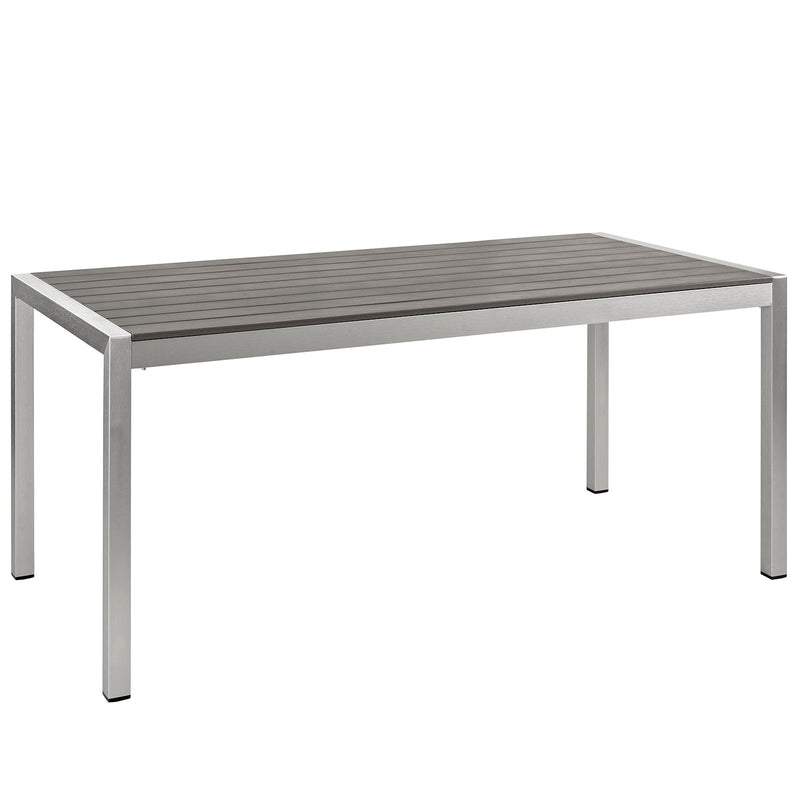 Shore Outdoor Patio Aluminum Dining Table image