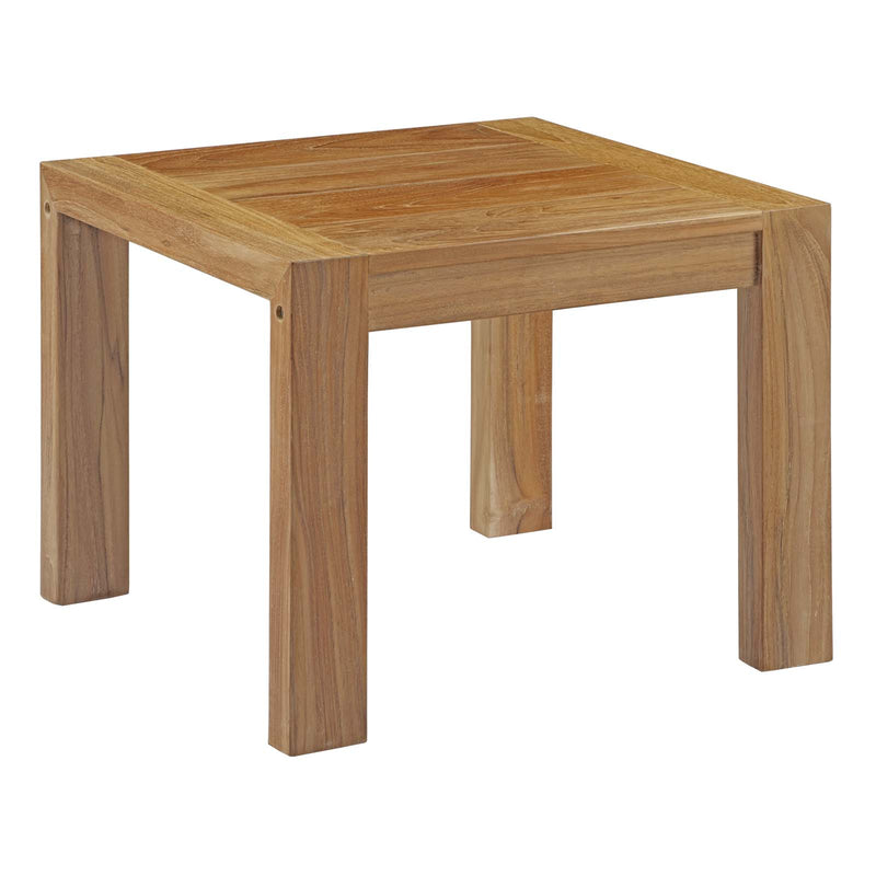 Upland Outdoor Patio Wood Side Table image