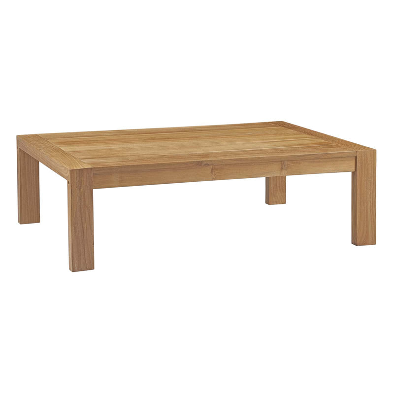Upland Outdoor Patio Wood Coffee Table image