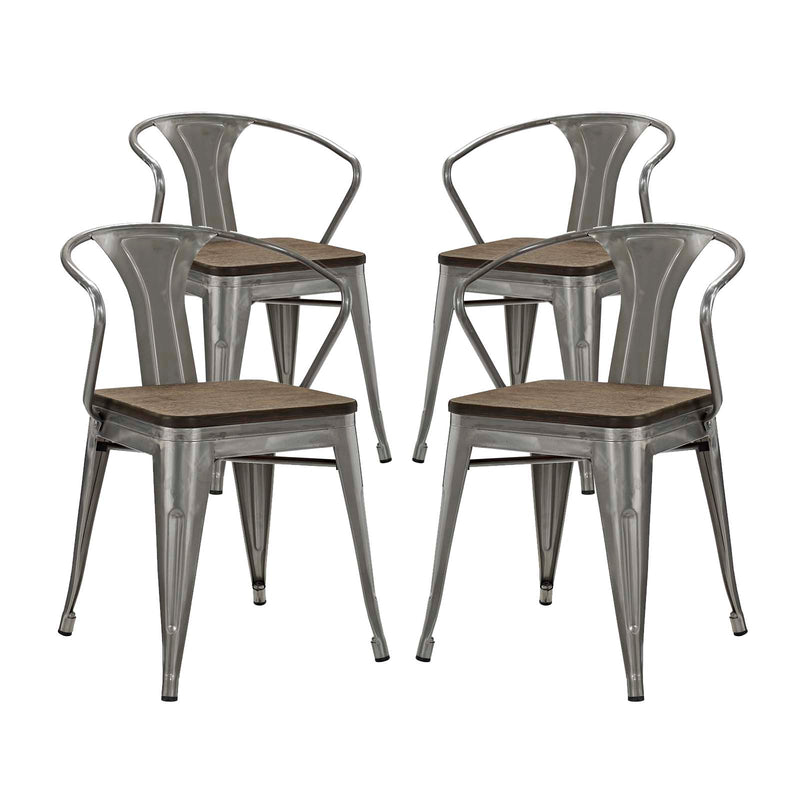 Promenade Bamboo Dining Chair Set of 4 image
