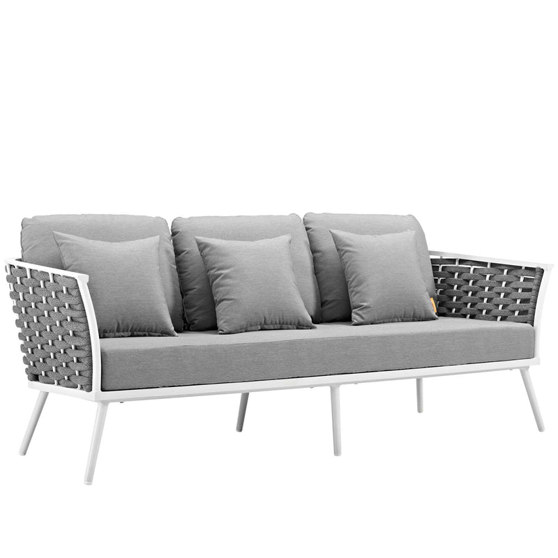 Stance Outdoor Patio Aluminum Sofa image