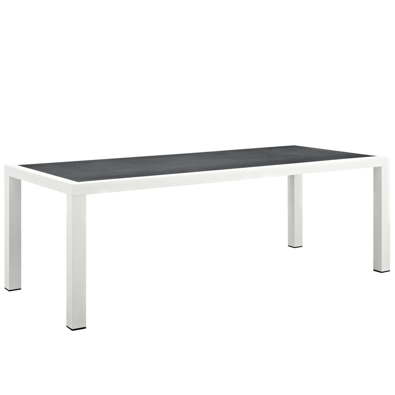 Stance 90.5" Outdoor Patio Aluminum Dining Table image