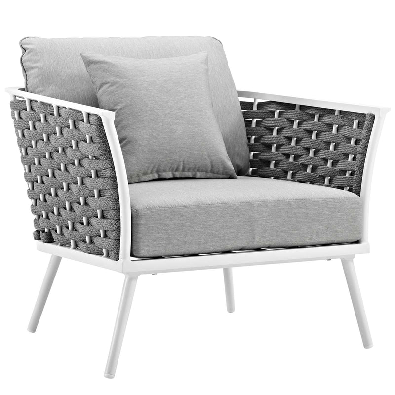 Stance Outdoor Patio Aluminum Armchair image