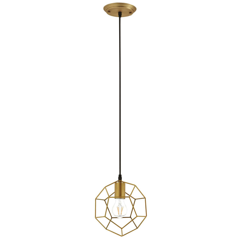 Pique Gold Metal Ceiling Fixture image