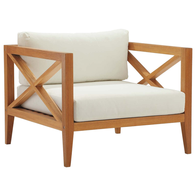 Northlake Outdoor Patio Premium Grade A Teak Wood Armchair image