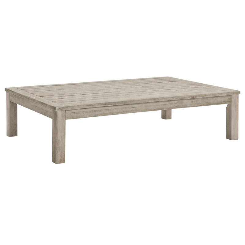 Wiscasset Outdoor Patio Acacia Wood Coffee Table image