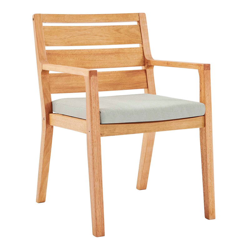 Portsmouth Karri Wood Outdoor Patio Dining Armchair image