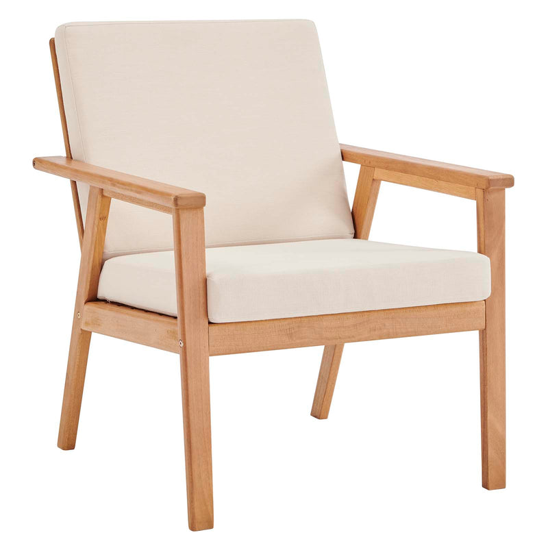 Vero Ash Wood Outdoor Patio Armchair image