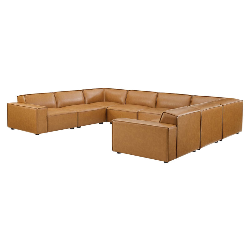Restore 8-Piece Vegan Leather Sectional Sofa image