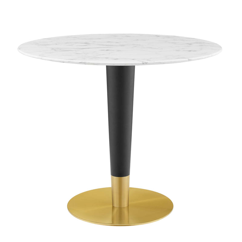 Zinque 36" Artificial Marble Dining Table image