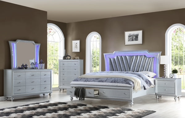 5-Piece King Glam Bedroom Set | Bedroom Furniture Sets | Michael's Discount