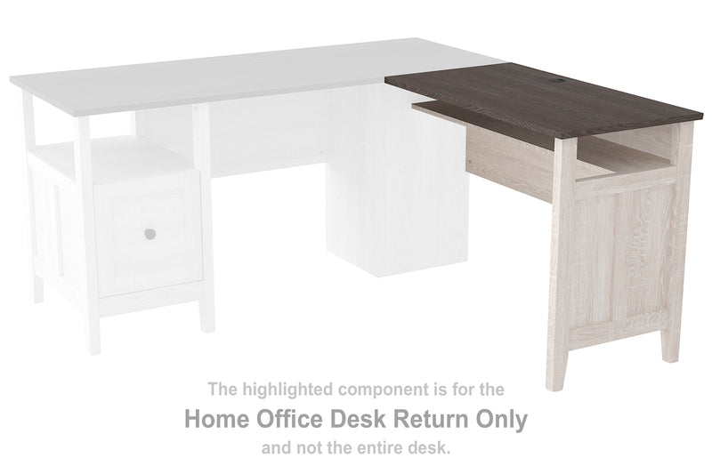 Dorrinson Home Office Desk Return