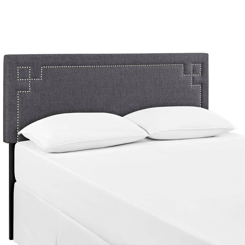 Josie Queen Upholstered Fabric Headboard