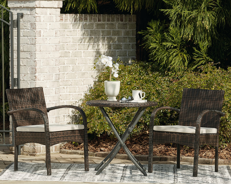 Anchor Lane Outdoor Chairs with Table Set Set of 3