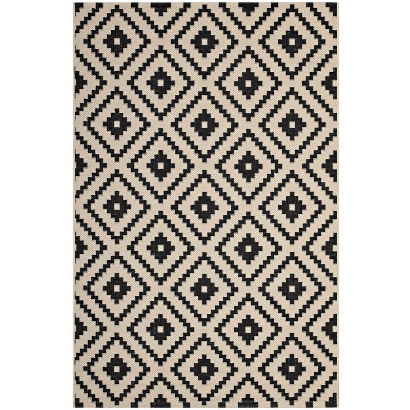 Perplex  Geometric Diamond Trellis 5x8 Indoor and Outdoor Area Rug image