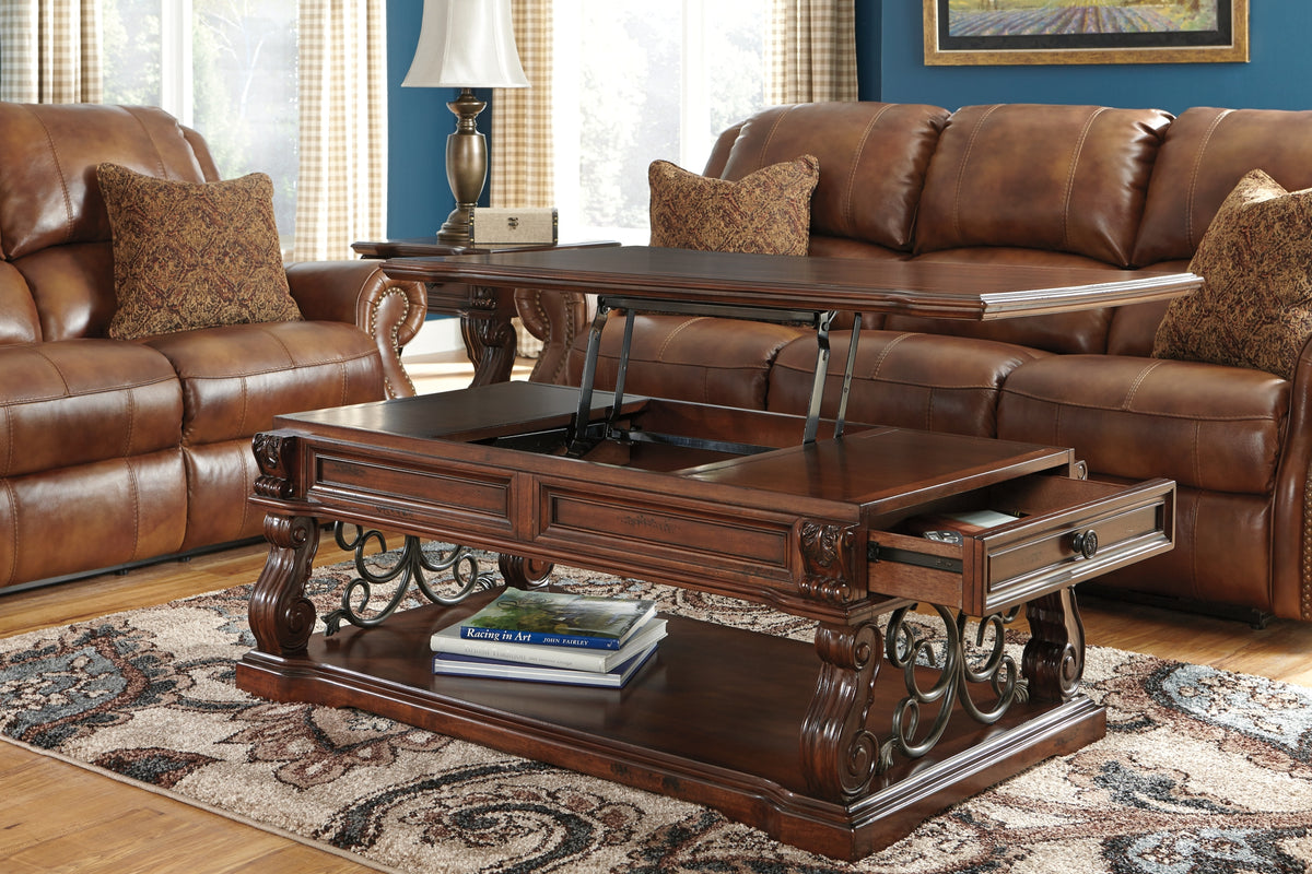 Ashley alymere sofa table discount