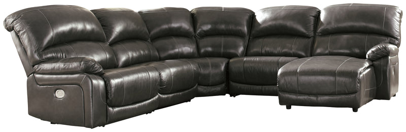 Hallstrung 5-Piece Power Reclining Sectional with Chaise