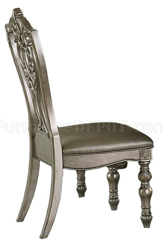 Homelegance Catalonia Side Chair in Platinum Gold (Set of 2)