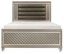Homelegance Furniture Youth Loudon Full Platform Bed in Champagne Metallic B1515F-1*