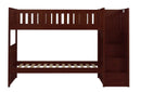 Homelegance Rowe Bunk Bed w/ Reversible Step Storage in Dark Cherry B2013SBDC-1*