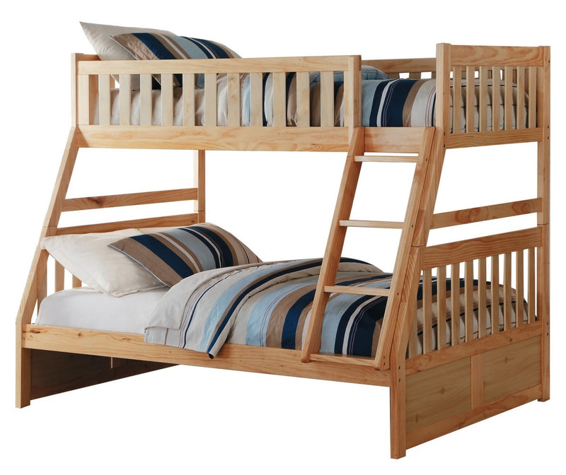 Homelegance Bartly Twin/Full Bunk Bed in Natural B2043TF-1*