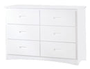 Homelegance Galen 6 Drawer Dresser in White B2053W-5