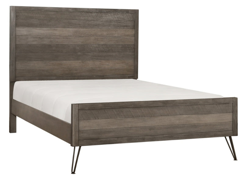 Homelegance Urbanite King Panel Bed in Tri-tone Gray 1604K-1EK