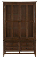 Homelegance Frazier Park Buffet and Hutch in Dark Cherry 1649-50*