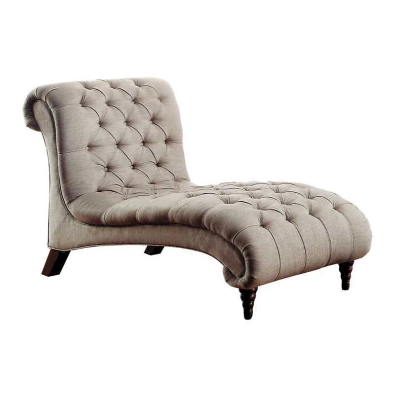 Homelegance Furniture St. Claire Chaise in Brown 8469-5