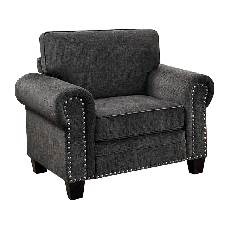 Homelegance Furniture Cornelia Chair in Dark Gray 8216DG-1