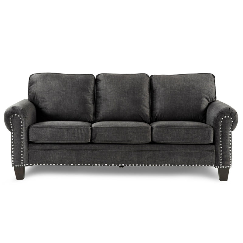 Homelegance Furniture Cornelia Sofa in Dark Gray 8216DG-3