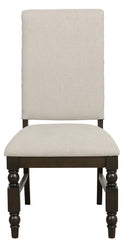 Homelegance Yates Side Chair in Dark Oak (Set of 2)