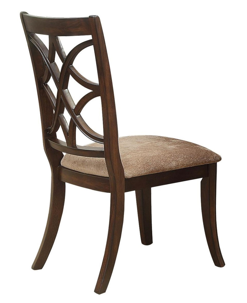 Homelegance Keegan Side Chair in Cherry (Set of 2)