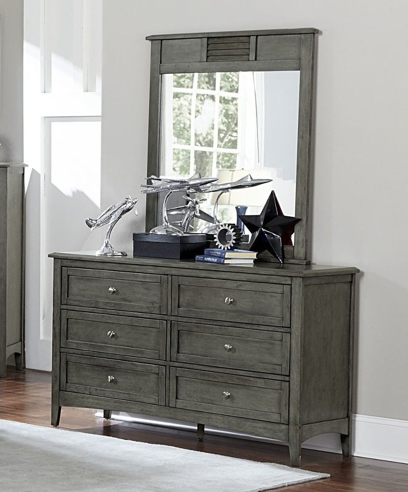 Homelegance Furniture Garcia 6 Drawer Dresser in Gray 2046-5
