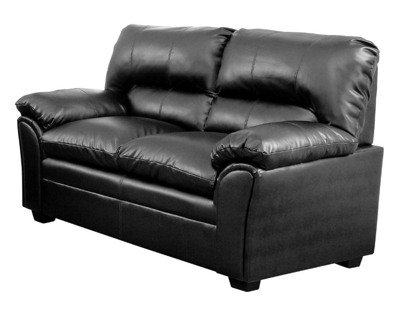 Homelegance Furniture Talon Loveseat in Black 8511BK-2