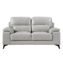 Homelegance Furniture Mischa Loveseat in Silver Gray 9514SVE-2