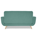 Homelegance Furniture Deryn Loveseat in Teal 8327TL-2