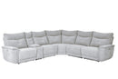 Homelegance Furniture Tesoro 6pc Sectional Living Room Set in Mist Gray