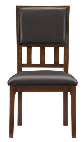 Homelegance Frazier Park Side Chair in Dark Cherry (Set of 2)