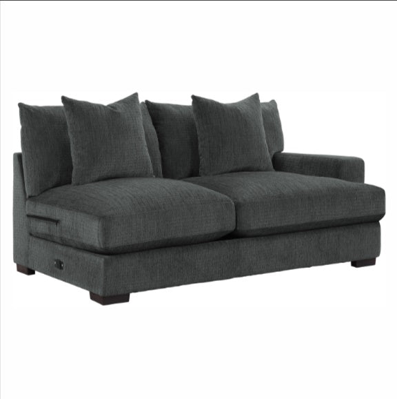 Homelegance Furniture Worchester Right Side 2-Seater in Gray 9857DG-2R